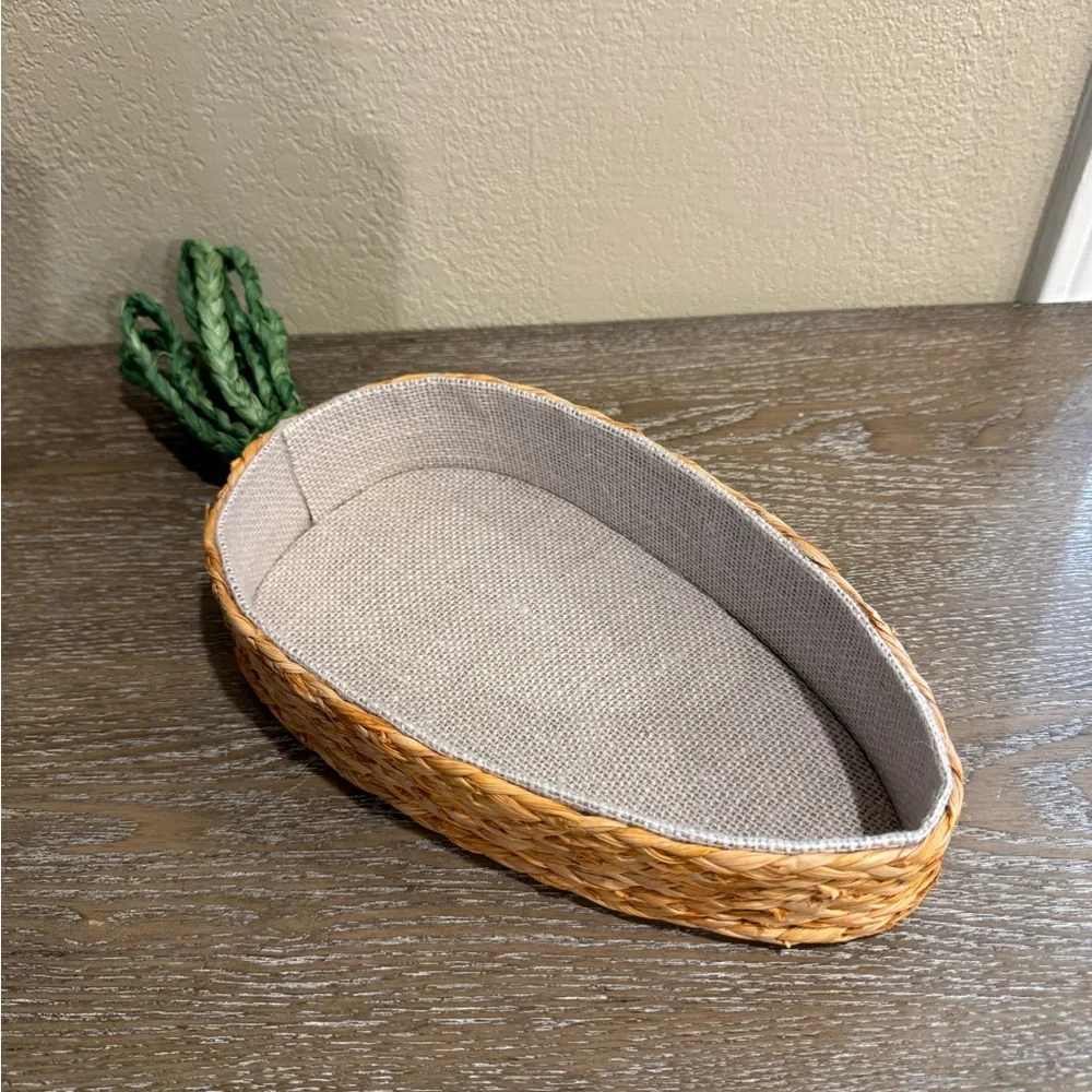 Target Bullseye Playground Easter Orange Carrot Shaped Basket